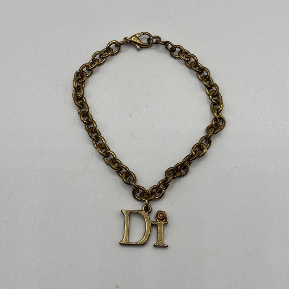 Diamond‎ International Charm Bracelet Gold Toned